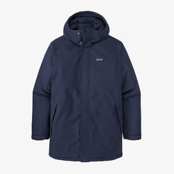 Patagonia 巴塔哥尼亚 Lone Mountain 冬季保暖防风透气连帽棉服 户外保暖棉衣男27865 S 新海军蓝