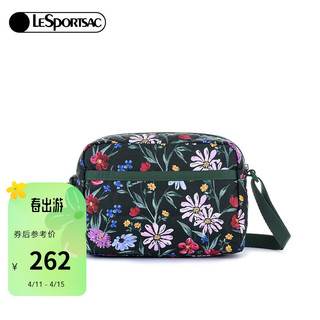 LeSportsac 乐播诗包包女包2024新款印花斜挎包复古花卉休闲单肩包2434 水彩花园