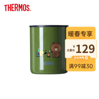 THERMOS 膳魔师 不锈钢保温杯迪士尼联名卡通系列咖啡办公水杯320ML TJDG-320-LNCGR