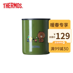 THERMOS 膳魔师 不锈钢保温杯迪士尼联名卡通系列咖啡办公水杯320ML TJDG-320-LNCGR