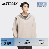 adidas 阿迪达斯 TERREX 官方店男士夹克外套上衣户外运动服抗湿加绒软壳衣