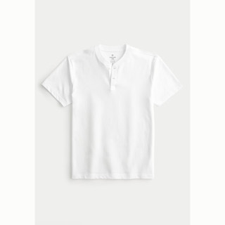 HOLLISTER【凉感T】24春夏亨利短袖T恤男女装 KI324-4099 白色 L (180/108A)