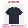 HOLLISTER24春夏美式修身棉质圆领短袖T恤男女装348888-1 海军蓝色 M (180/100A)