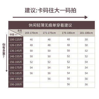 衬衫老罗2024年春夏休闲西装男易打理无痕通勤西服 浅灰色 48