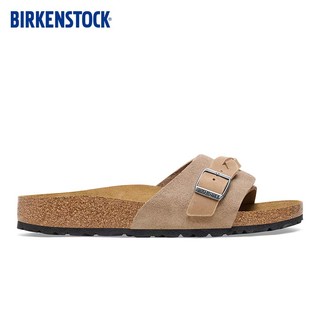 BIRKENSTOCK勃肯软木拖鞋女款时尚简约外穿拖鞋Oita系列 沙色窄版1026730 35