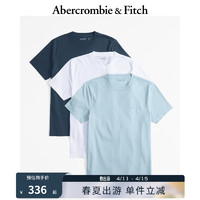 Abercrombie & Fitch 3件装小麋鹿圆领短袖T恤 358799-1
