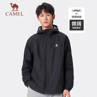 骆驼（CAMEL）【冰川】衣男upf50+透气皮肤衣冰感服男外套 M34BA6V076 云雾蓝 XXL