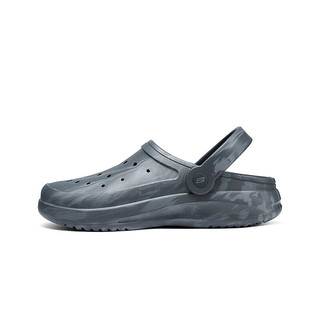 斯凯奇（Skechers）洞洞鞋泡泡鞋户外溯溪沙滩鞋舒适透气凉鞋涉水拖鞋243247 炭灰色/CHAR 39.5
