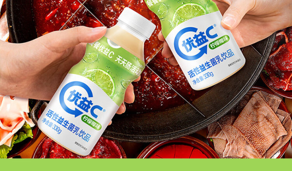 蒙牛饮料_mengniu 蒙牛 优益c柠檬椰活菌益生菌乳饮品330gx4瓶多少钱