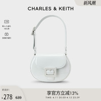 CHARLES & KEITH CHARLES＆KEITH个性亮面CK2-20270980明星同款漆皮宽肩带腋下包女