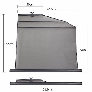 迪加伦车载自动升降窗帘 夏季防晒遮阳挡 玻璃伸缩太阳挡 副驾驶单个