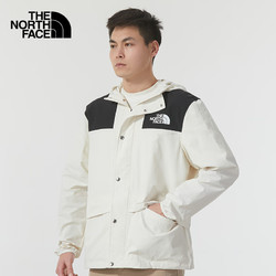 THE NORTH FACE 北面 冲锋衣男春季新款户外野营休闲服防风保暖透气防泼水连帽外套