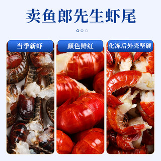 卖鱼郎先生 特级新鲜冷冻龙虾尾1kg 90-110只 麻辣小龙虾尾虾球固形物≥55%
