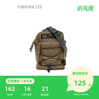 :CHOCOOLATE CHOCOOLATE男款单肩斜挎包春季潮流字母印花0091XUI