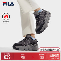 FILA 斐乐 官方女鞋复古加绒老爹鞋运动鞋2024春新款帕尼尼篮球鞋