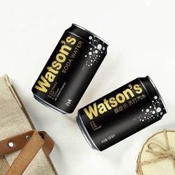 watsons 屈臣氏 原味无糖苏打水碳酸饮料200ml*30罐