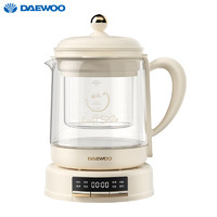 DAEWOO 大宇 养生壶 YS11 办公室宿舍家用煮茶壶  标配+玻璃炖盅 1.5L