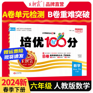 【下册】2024春王朝霞教材同步六年级下册同步训练培优100分小学数学语文英语单本6年级练习册人教版北师 六年级数学（人教版）下册