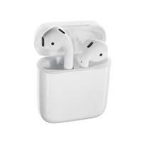 百亿补贴：Apple 苹果 AirPods2代蓝牙耳机运动跑步无线蓝牙全新国行原装正品