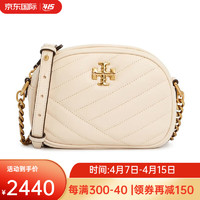 TORY BURCH 托里.伯奇汤丽柏琦TB女包 KIRA小号链条单肩斜挎相机包90450 奶油白 122 小号