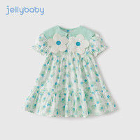 JELLYBABY 女童连衣裙夏季 绿色 120cm