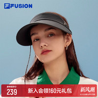 王星越同款FILA FUSION斐乐女帽空顶帽2024休闲遮阳帽运动帽