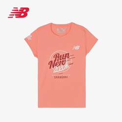 new balance 女子户外休闲运动短袖T恤 AWT0106P
