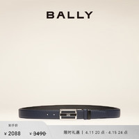 BALLY 巴利 男士蓝色皮革腰带