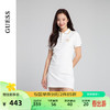 GUESS24年夏季女士时尚淑女百搭POLO领连衣裙-W4PK1WK2Q40 P1GU-白色 XS