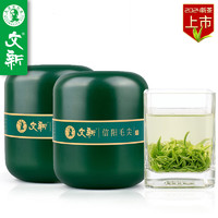 WenXin Tea 文新 绿茶小绿罐信阳毛尖特级100g 2024年明前罐装新茶上