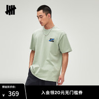 UNDEFEATED 新品宽松经典ICON短袖T恤宽松潮流男装半袖t恤 绿色 S