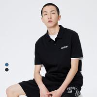 杰克琼斯 运动休闲个性3M反光字母印花纯棉POLO-SHIRT男夏季