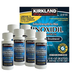 KIRKLAND Signature 科克兰 美国进口Kirkland可兰 米诺地尔生发液60ml*6瓶装