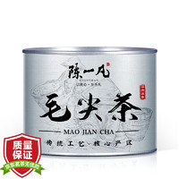 陈一凡 绿茶 毛尖茶 浓香型一级100g 2024年雨前炒青绿茶礼罐装茶叶新茶