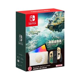 港版 Switch 游戏主机 OLED版《塞尔达传说：王国之泪》限定机