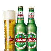 TSINGTAO 青岛啤酒 经典啤酒 11度 316ml*24瓶 整箱装 露营出游