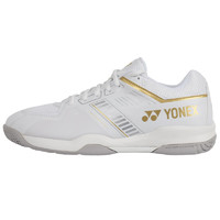 YONEX 尤尼克斯 羽毛球鞋防滑耐磨轻量透气羽鞋SHBSF1 白金色 42