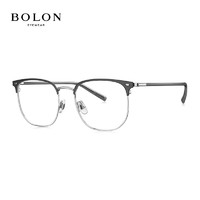BOLON 暴龙 近视眼镜框商务眉线框眼镜男士 BJ7130+蔡司视特耐1.67防蓝光镜片　
