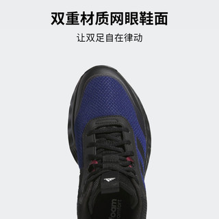 adidas OWNTHEGAME 2.0团队款实战运动篮球鞋男子阿迪达斯 黑/蓝 43