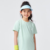 ASICS 亚瑟士 儿童短袖T恤 吸湿速干舒适  绿色-短T
