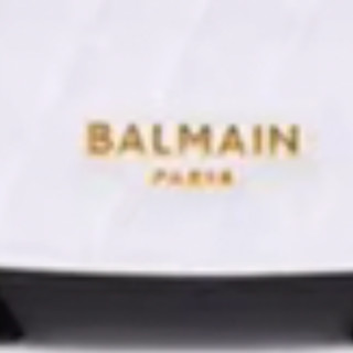 BALMAIN 巴尔曼 Jolie Madame系列 女士手提包 CN0DB903KTPU 白黑 小号
