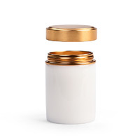 博多客 德化白瓷小茶叶罐家用便携旅行羊脂玉瓷密封罐茶具茶叶盒