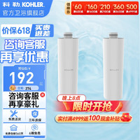 KOHLER 科勒 淋浴花洒水龙头美肤自来水过滤器美肤75751\72914 净化器滤芯2只装