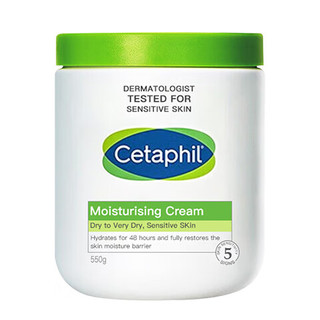 Cetaphil 丝塔芙 大白罐保湿身体乳 面部身体可用润肤乳敏感肌适用温和不刺激 丝塔芙大白罐550g