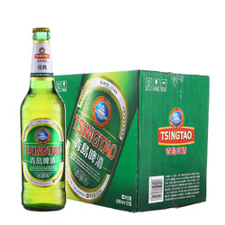 TSINGTAO 青岛啤酒 经典啤酒10度600ml*12瓶/箱升级大瓶装