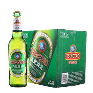 TSINGTAO 青岛啤酒 经典10度啤酒 600ml*12瓶