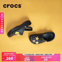 卡骆驰crocs洞洞鞋贝雅男鞋女鞋轻便耐磨一脚蹬拖鞋休闲鞋10126 黑色-001 37/38(230mm)