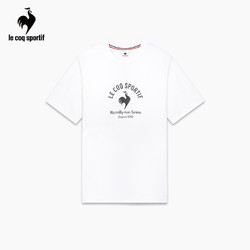 le coq sportif 乐卡克 法国公鸡男士夏季纯色圆领运动短袖T恤CB-0106232