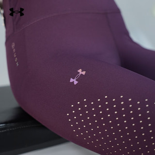 安德玛（UNDERARMOUR）紧身裤女子春夏裤训练运动裤透气女裤跑步瑜伽裤子 1365272-501透气网眼 L