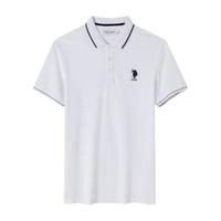 U.S. POLO ASSN. 春夏男士舒适亲肤大众休闲翻领短袖T恤POLO衫